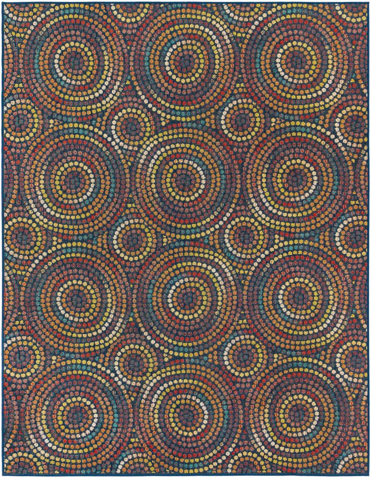 Detail image of 7' 10 x 10' Easy-Clean Baja Indoor / Outdoor Rug