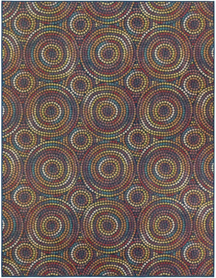 Detail image of 9' x 12' Easy-Clean Baja Indoor / Outdoor Rug