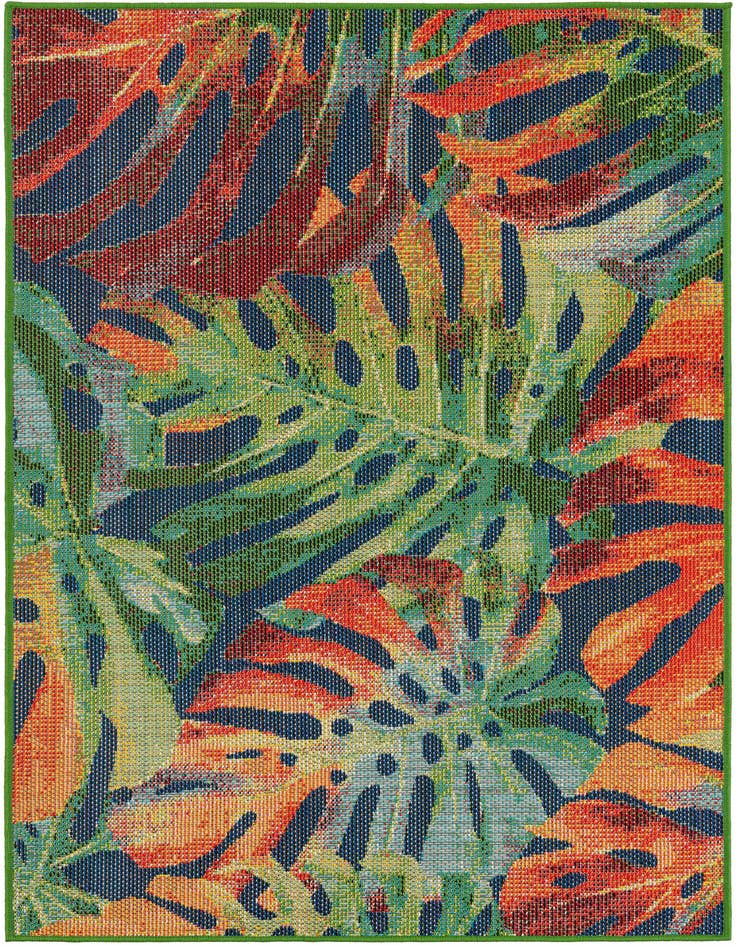 Detail image of 4' 1 x 6' 1 Easy-Clean Baja Indoor / Outdoor Rug