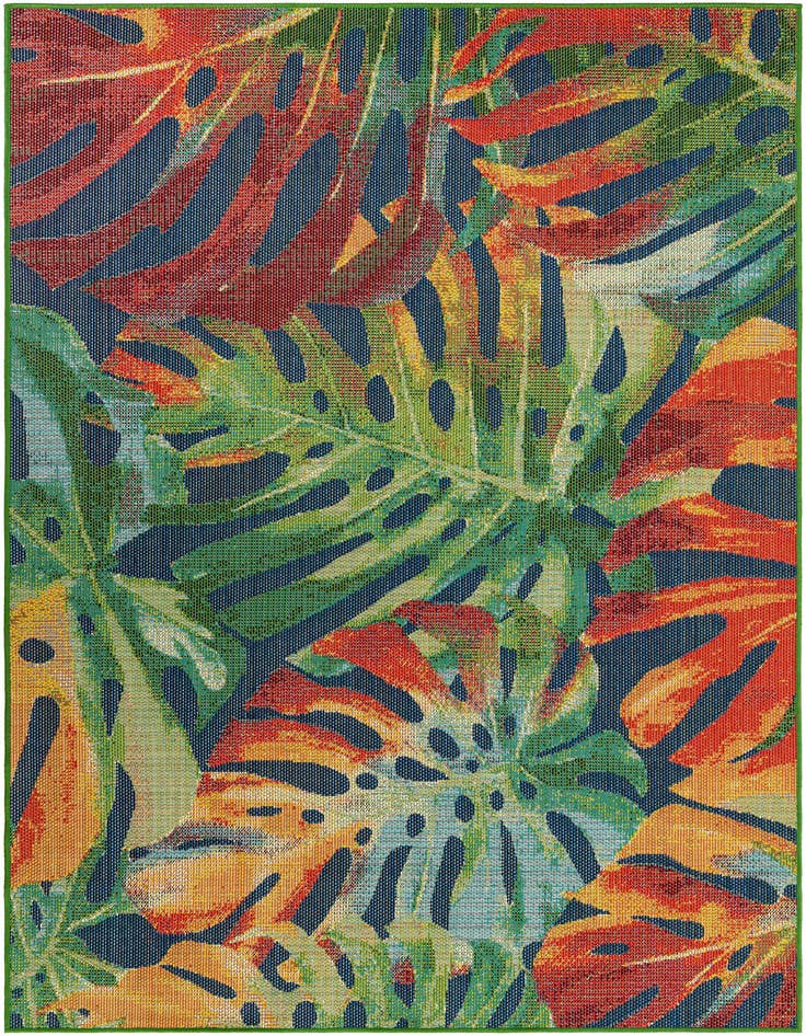 Detail image of 6' 1 x 9' Easy-Clean Baja Indoor / Outdoor Rug