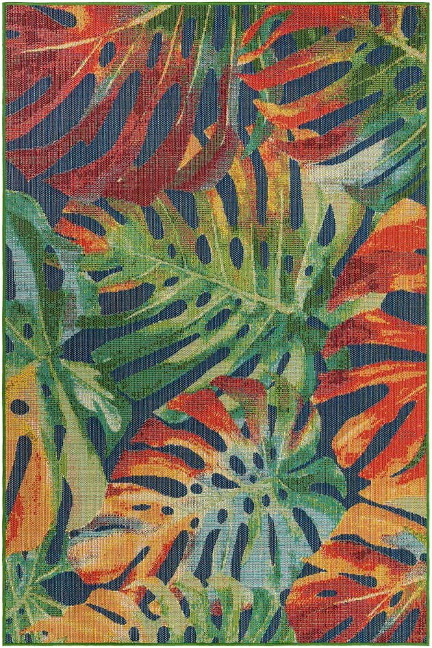 Detail image of 6' 1 x 9' Easy-Clean Baja Indoor / Outdoor Rug