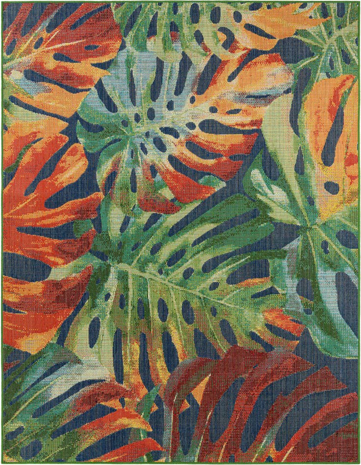 Detail image of 7' 10 x 10' Easy-Clean Baja Indoor / Outdoor Rug