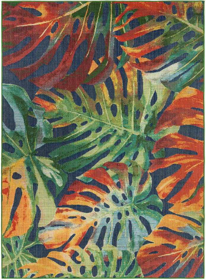 Detail image of 9' x 12' Easy-Clean Baja Indoor / Outdoor Rug