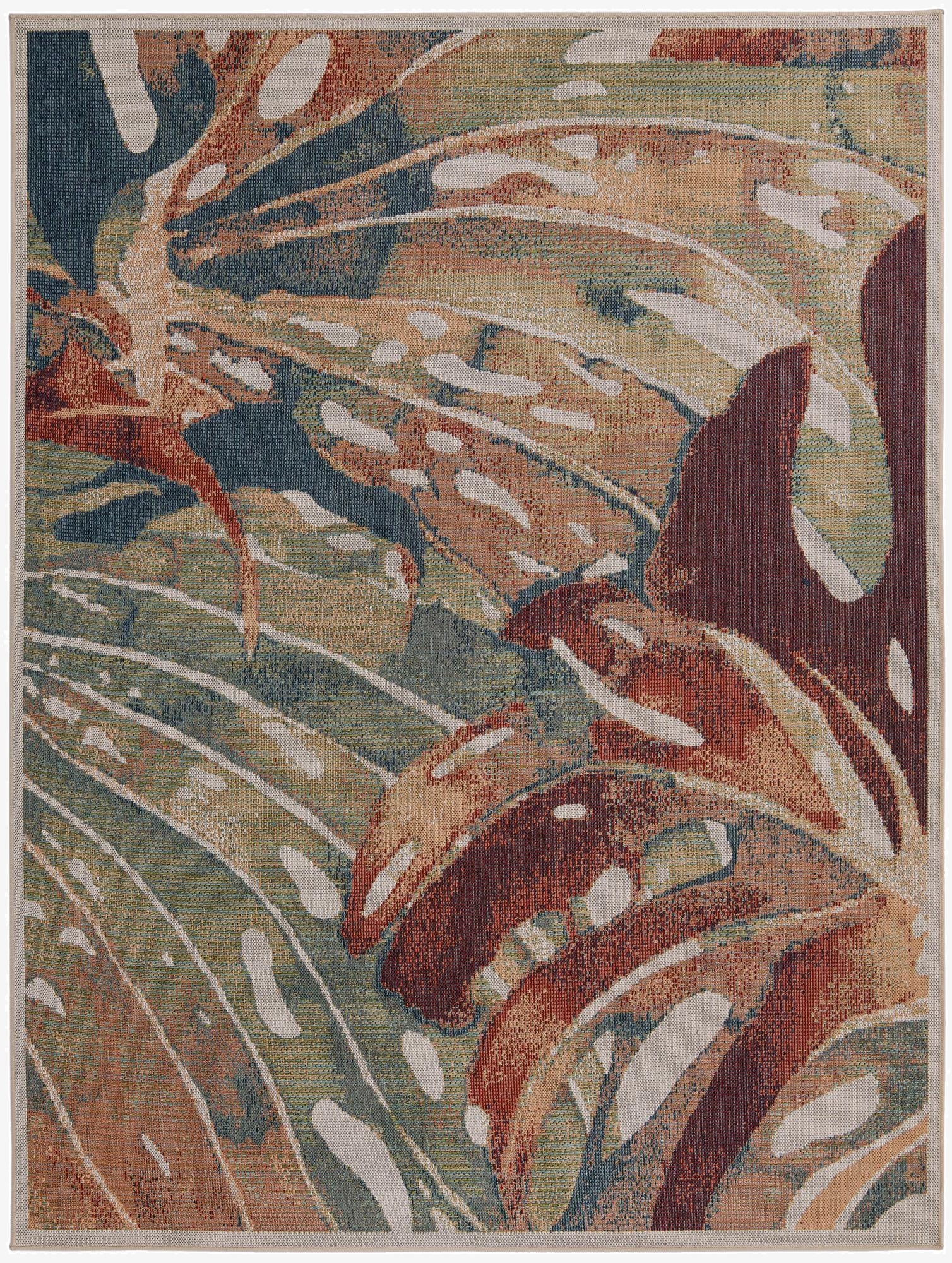 Primary image 7' 10 x 10'  Washable Baja Indoor / Outdoor Rug