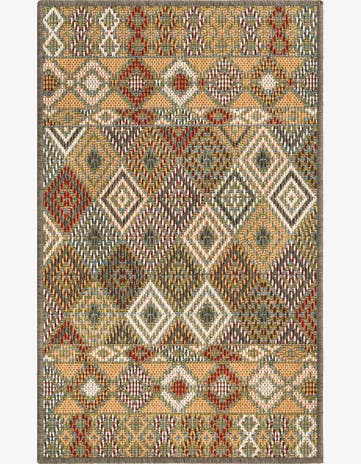2' x 3' Easy-Clean Baja Indoor / Outdoor Rug