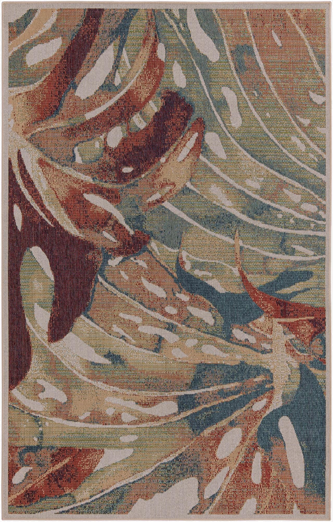 Primary image 6' x 9'  Washable Baja Indoor / Outdoor Rug