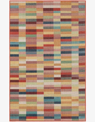 5' 3 x 8' Easy-Clean Baja Indoor / Outdoor Rug