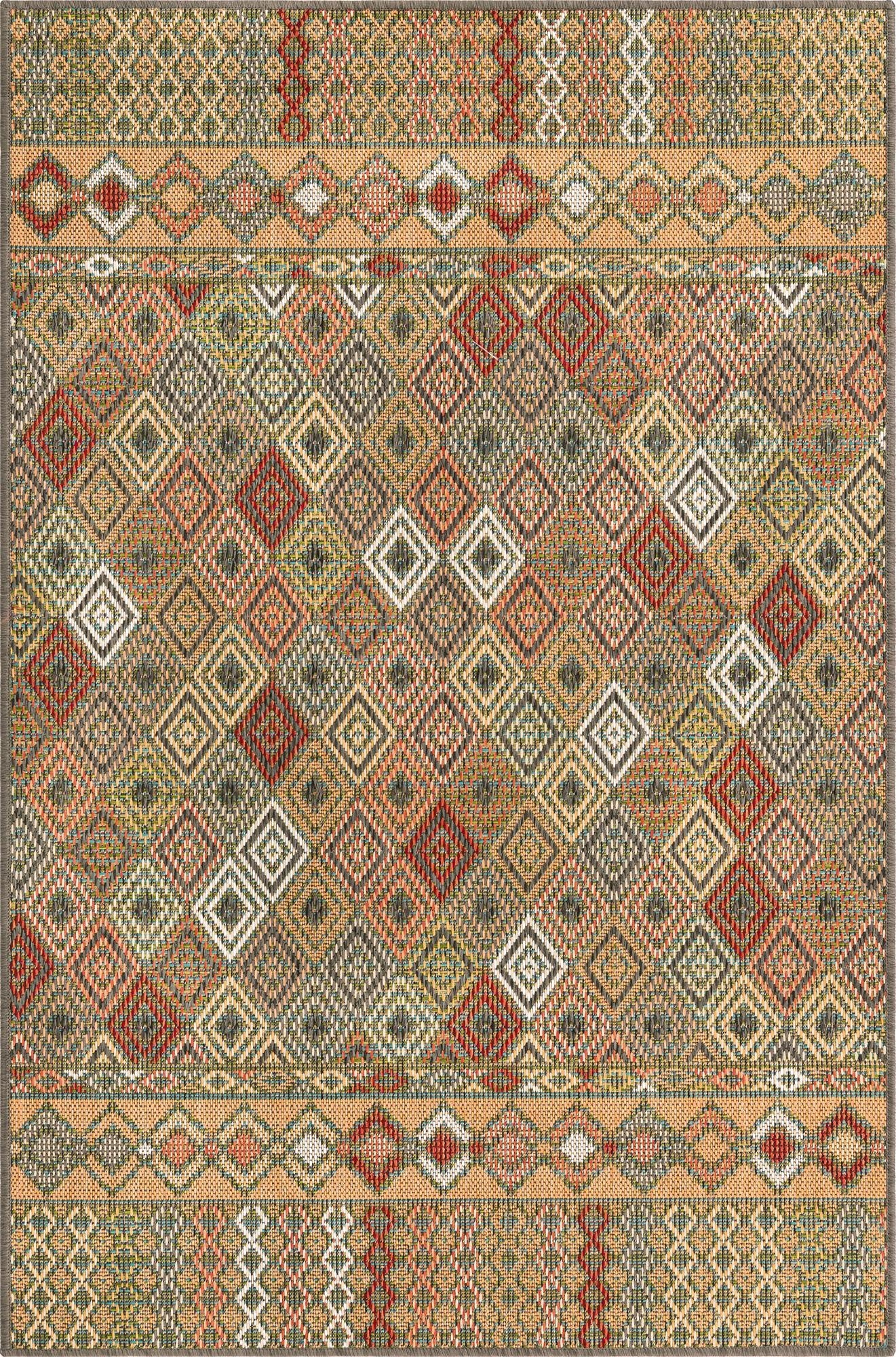 4' x 6'  Washable Baja Indoor / Outdoor Rug