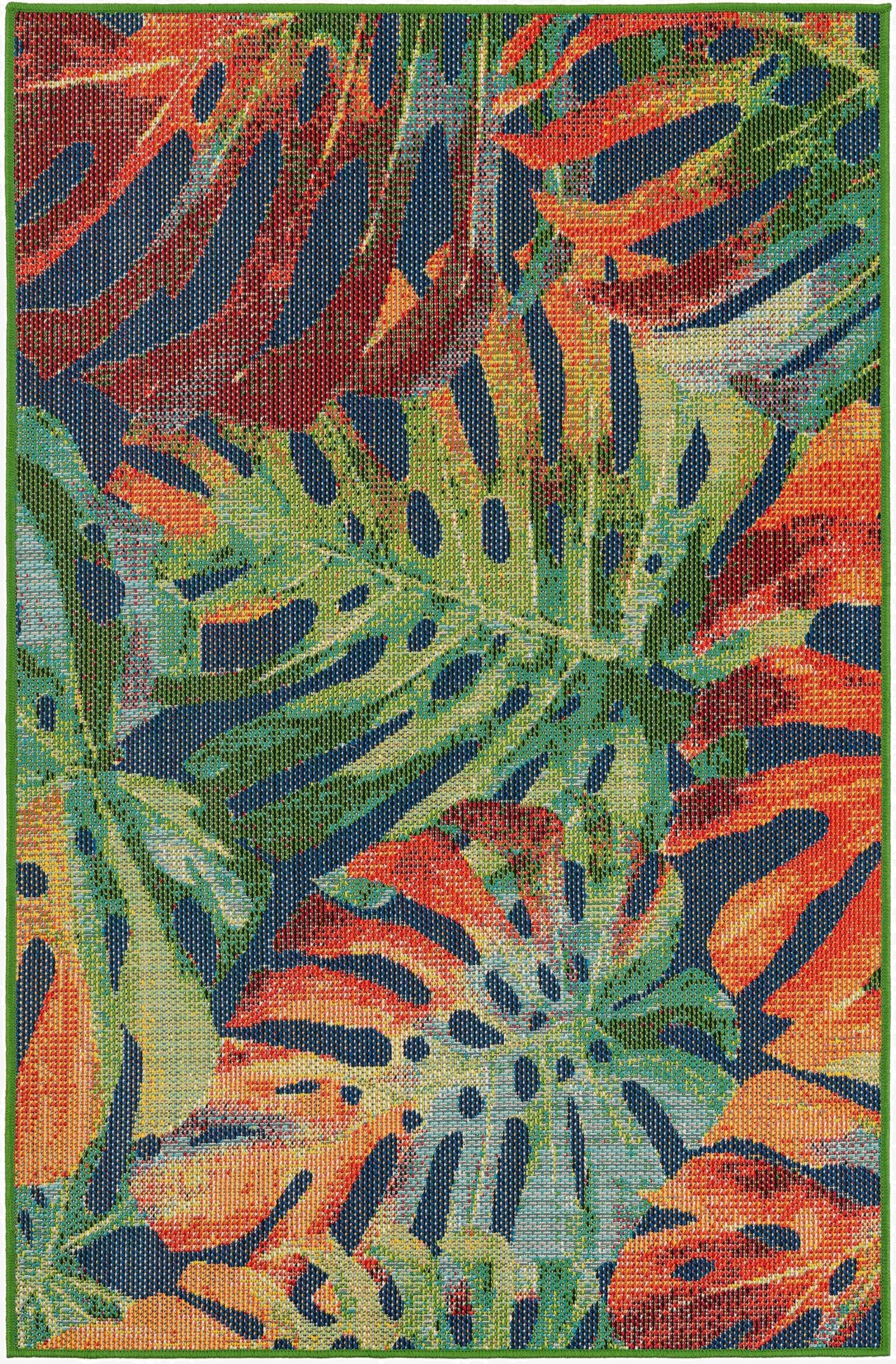 4' 1 x 6' 1 Washable Baja Indoor / Outdoor Rug