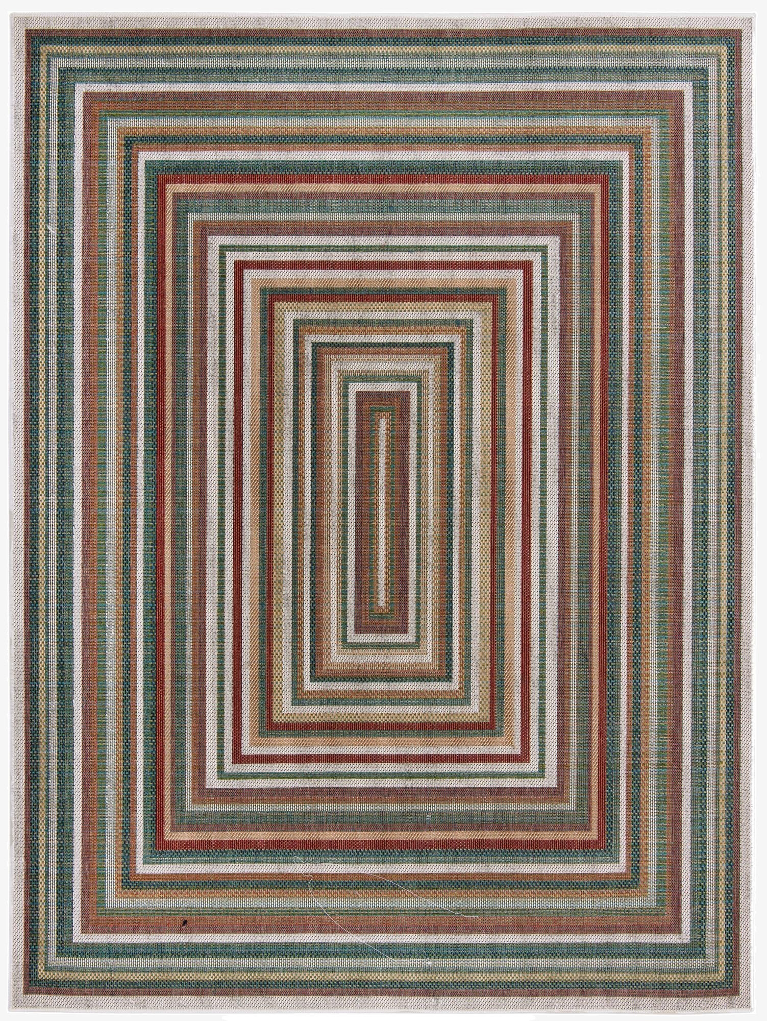 Primary image 7' 10 x 10'  Washable Baja Indoor / Outdoor Rug