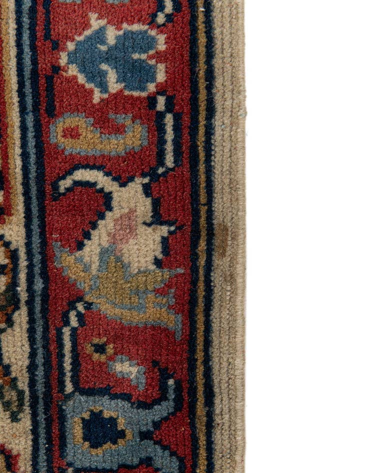 Detail image of 6' 7 x 10'  Hand Knotted Bakhtiar Wool Rug