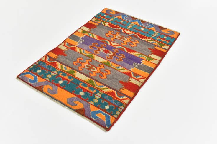 Detail image of 2' 9 x 4' Hand Knotted Balouch Rug