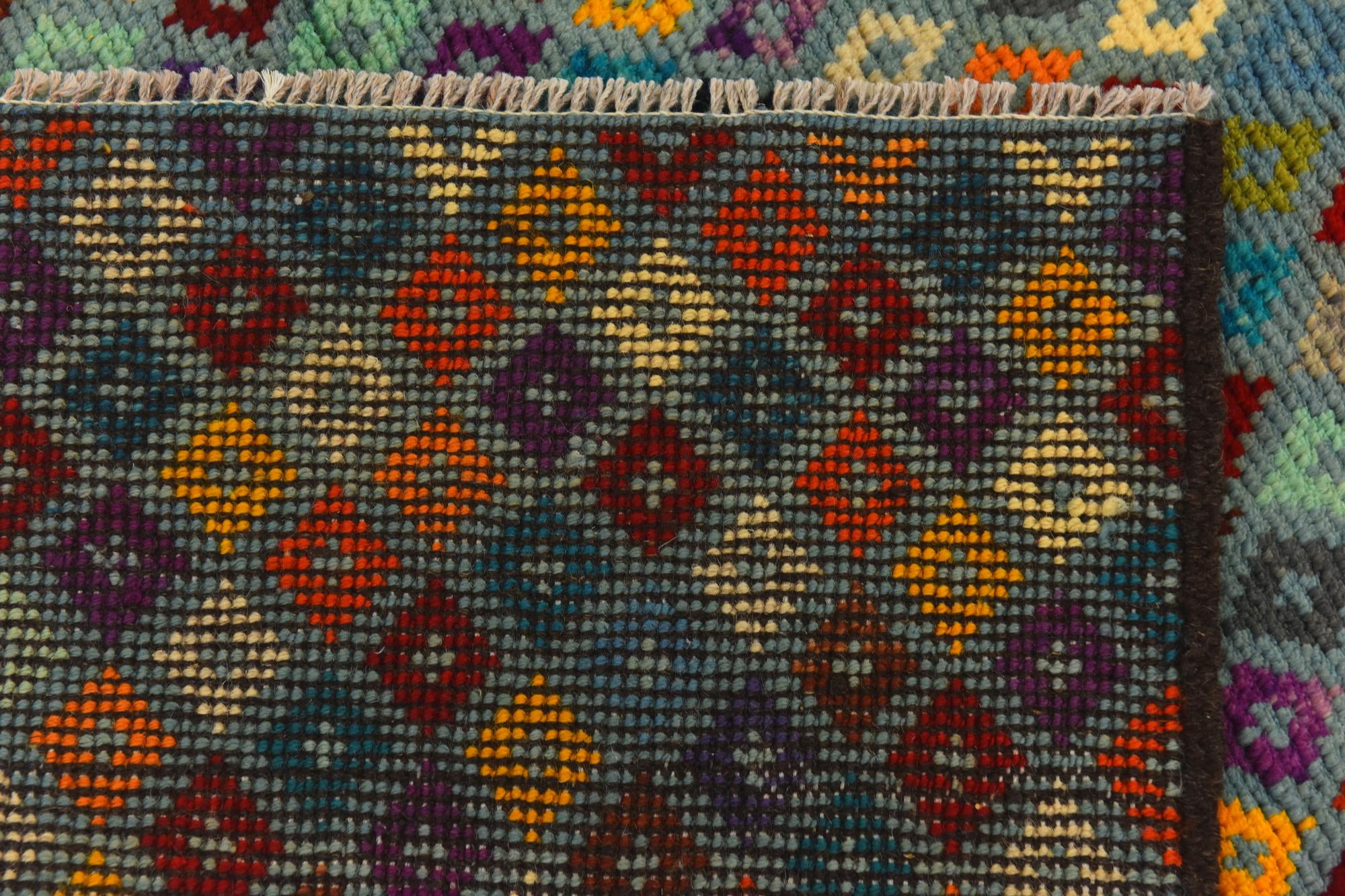 3' 4 x 4' 9 Hand Knotted Balouch Wool Rug
