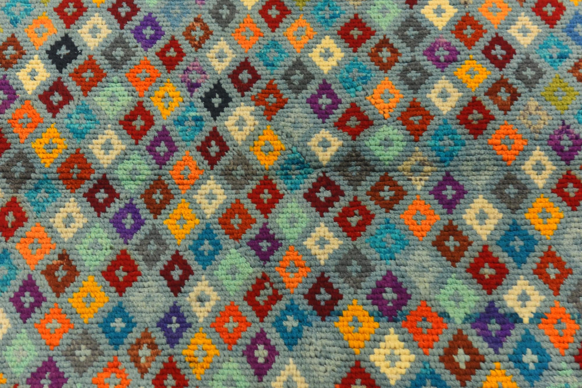 3' 4 x 4' 9 Hand Knotted Balouch Wool Rug
