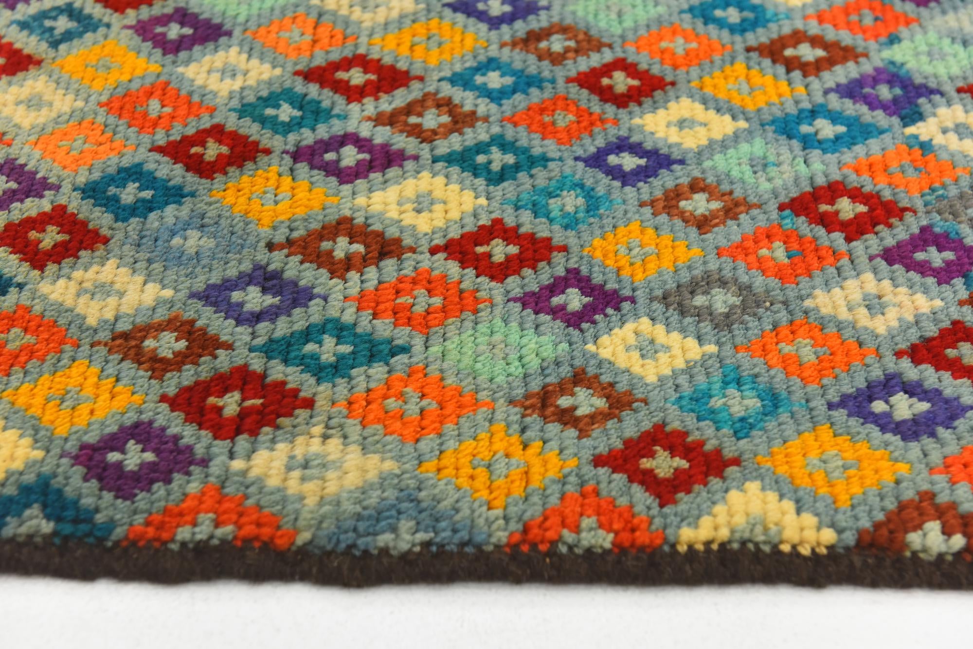 3' 4 x 4' 9 Hand Knotted Balouch Wool Rug