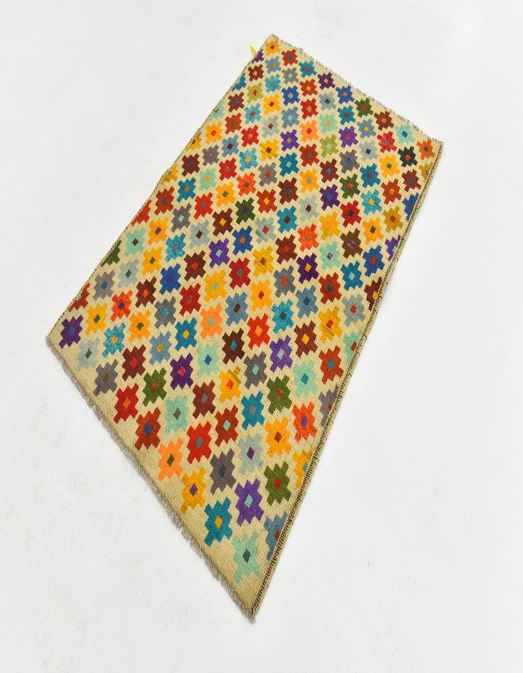 Detail image of 3' 4 x 5'  Hand Knotted Balouch Wool Rug