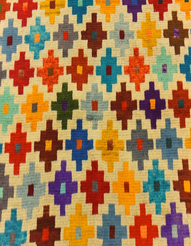 Detail image of 3' 4 x 5'  Hand Knotted Balouch Wool Rug