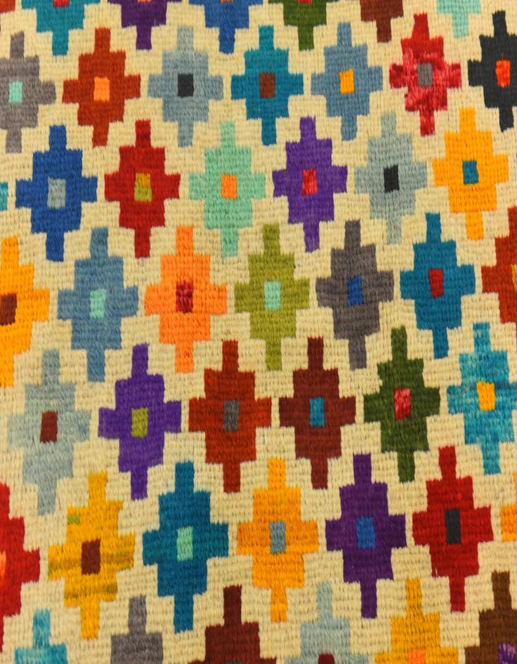 Detail image of 3' 4 x 5'  Hand Knotted Balouch Wool Rug