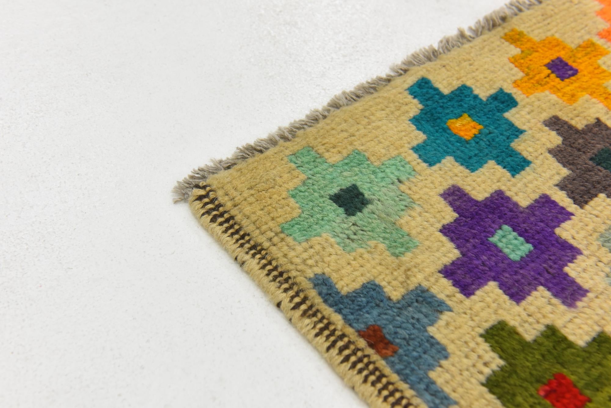 3' 4 x 5' Hand Knotted Balouch Wool Rug
