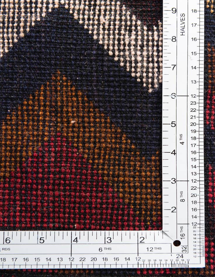 Detail image of 2' 9 x 4' 7  Hand Knotted Balouch Persian Wool Rug