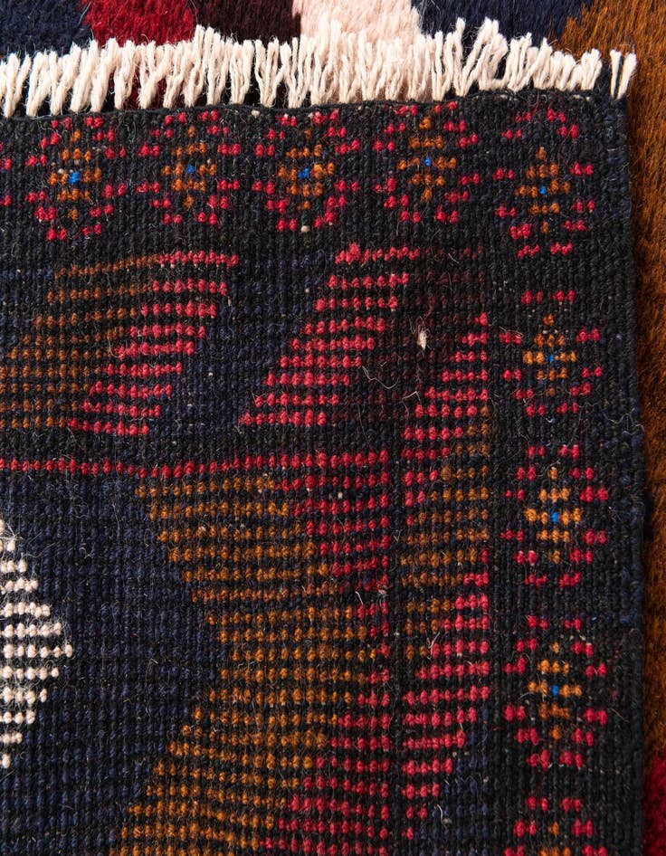 Detail image of 2' 9 x 4' 7  Hand Knotted Balouch Persian Wool Rug