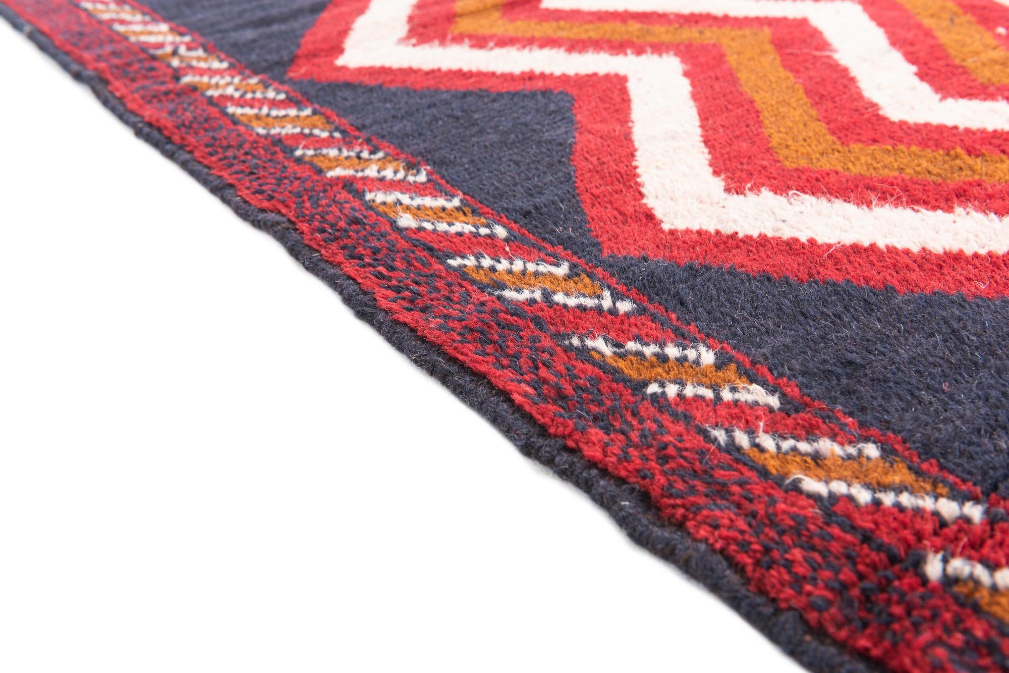 2' 9 x 4' 8 Hand Knotted Balouch Persian Wool Rug