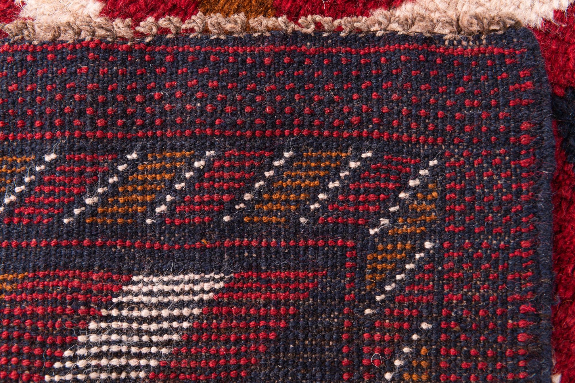 2' 9 x 4' 8 Hand Knotted Balouch Persian Wool Rug
