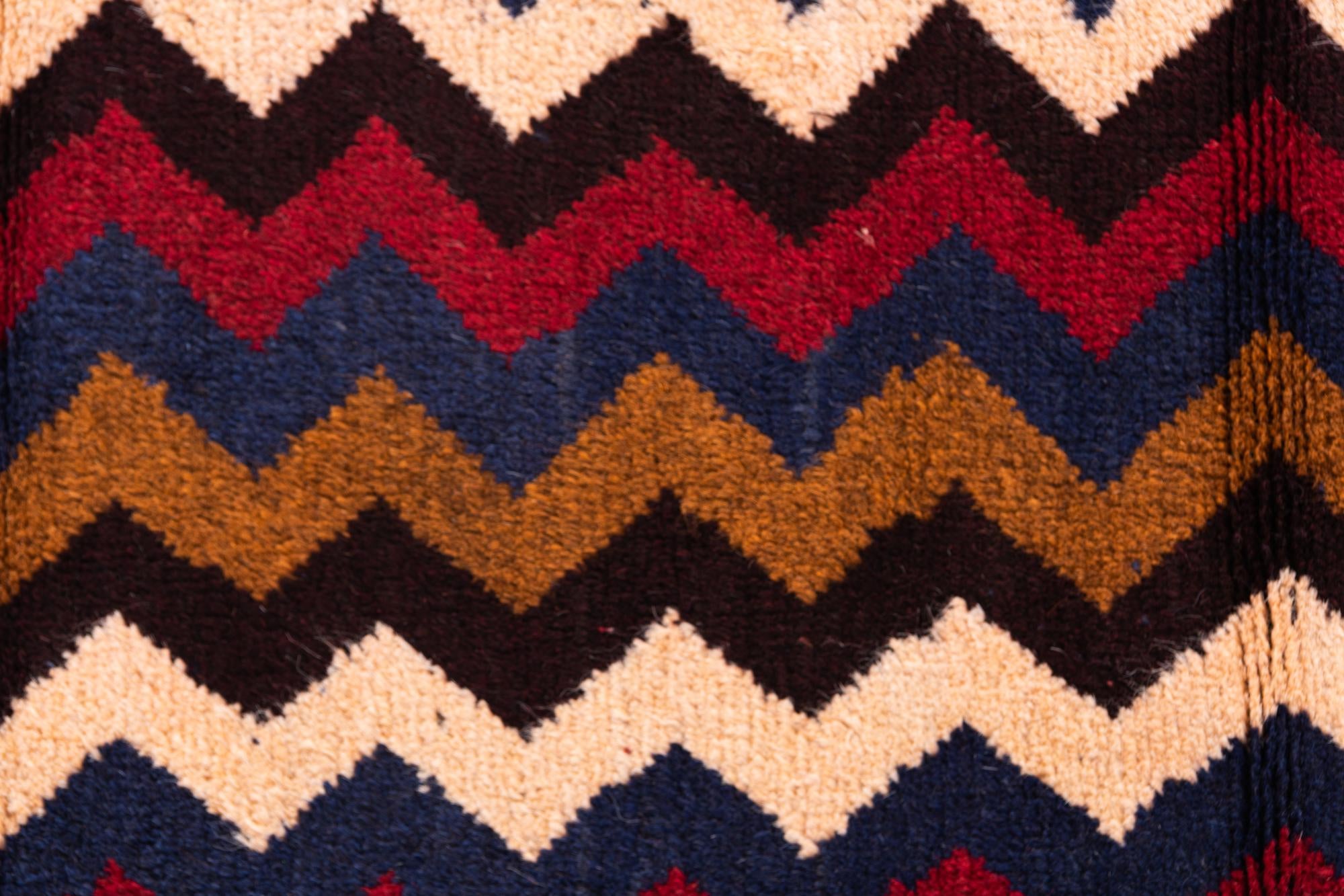 2' 10 x 4' 6 Hand Knotted Balouch Persian Wool Rug