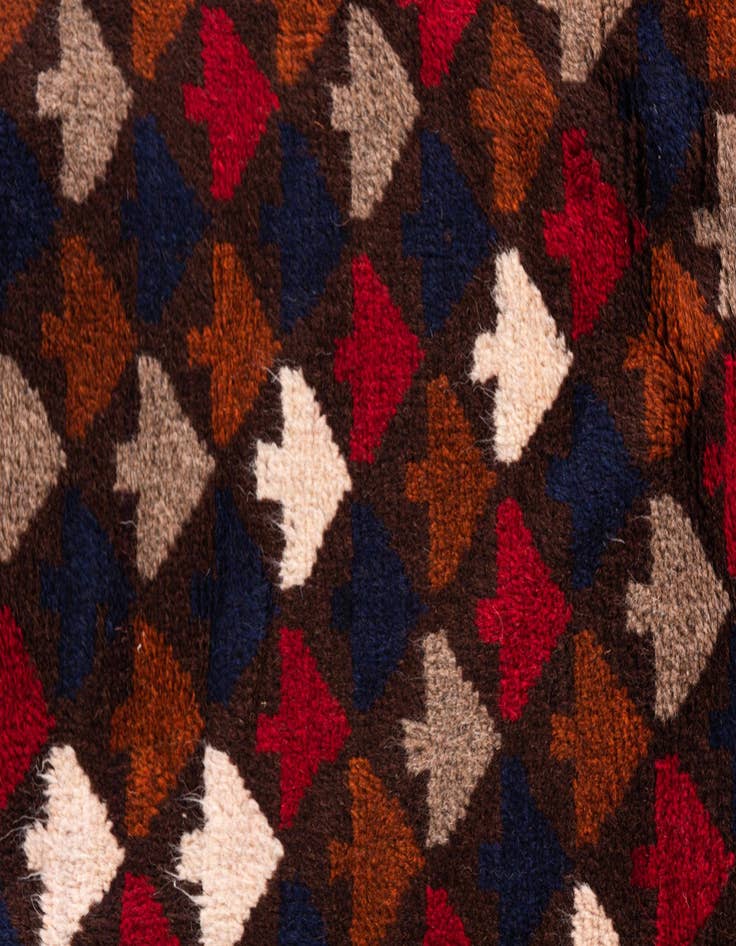 Detail image of 3' x 4' 5  Hand Knotted Balouch Persian Wool Rug