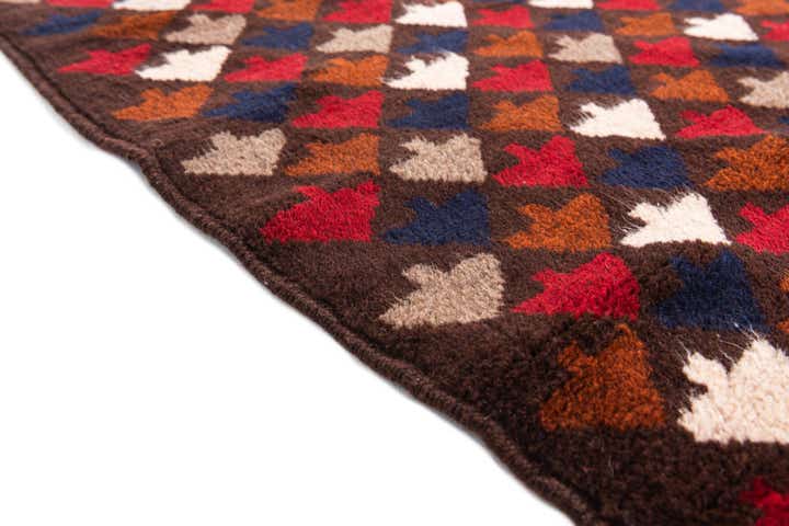 3' x 4' 5 Hand Knotted Balouch Persian Wool Rug