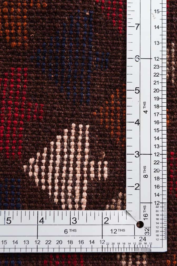 3' x 4' 5 Hand Knotted Balouch Persian Wool Rug