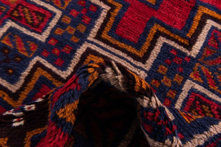 2' 11 x 4' 5 Hand Knotted Balouch Persian Wool Rug