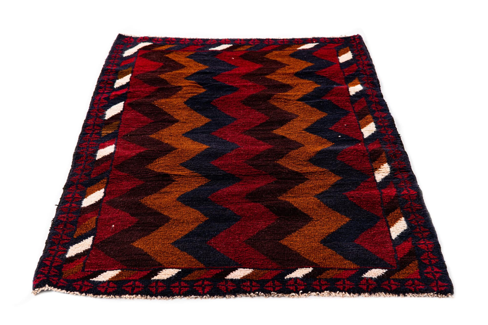2' 10 x 4' 8 Hand Knotted Balouch Persian Wool Rug