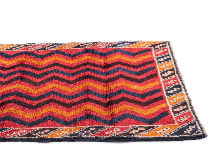 Detail image of 3' x 4' 9 Hand Knotted Balouch Persian Wool Rug