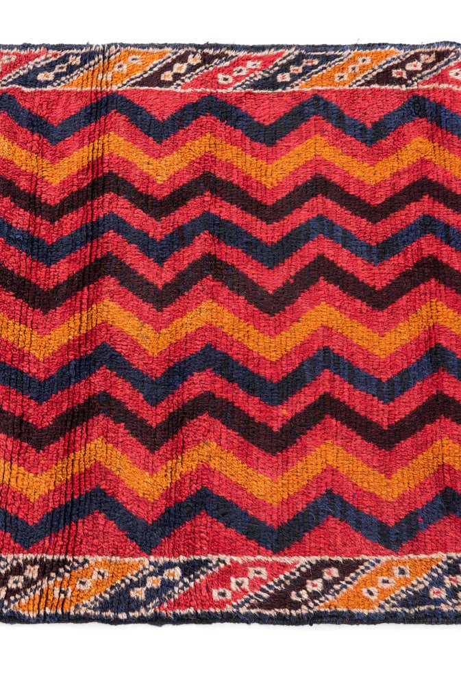 3' x 4' 9 Hand Knotted Balouch Persian Wool Rug