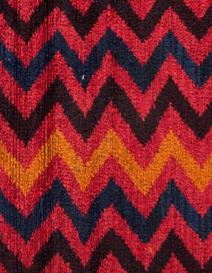 Detail image of 3' x 4' 9 Hand Knotted Balouch Persian Wool Rug