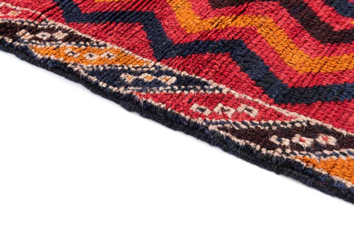 3' x 4' 9 Hand Knotted Balouch Persian Wool Rug