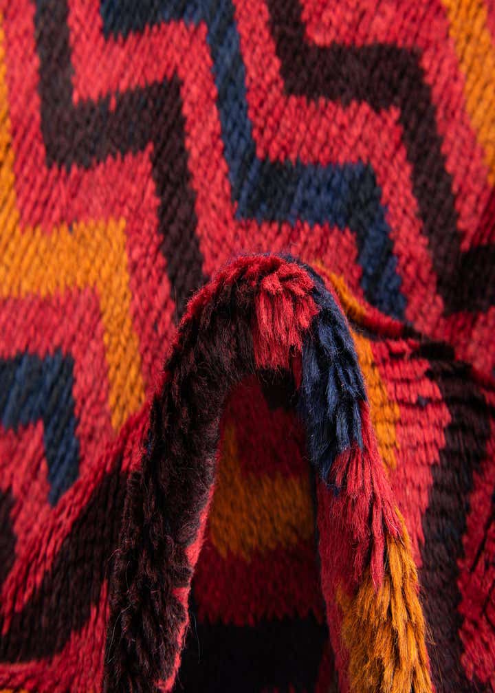 3' x 4' 9 Hand Knotted Balouch Persian Wool Rug