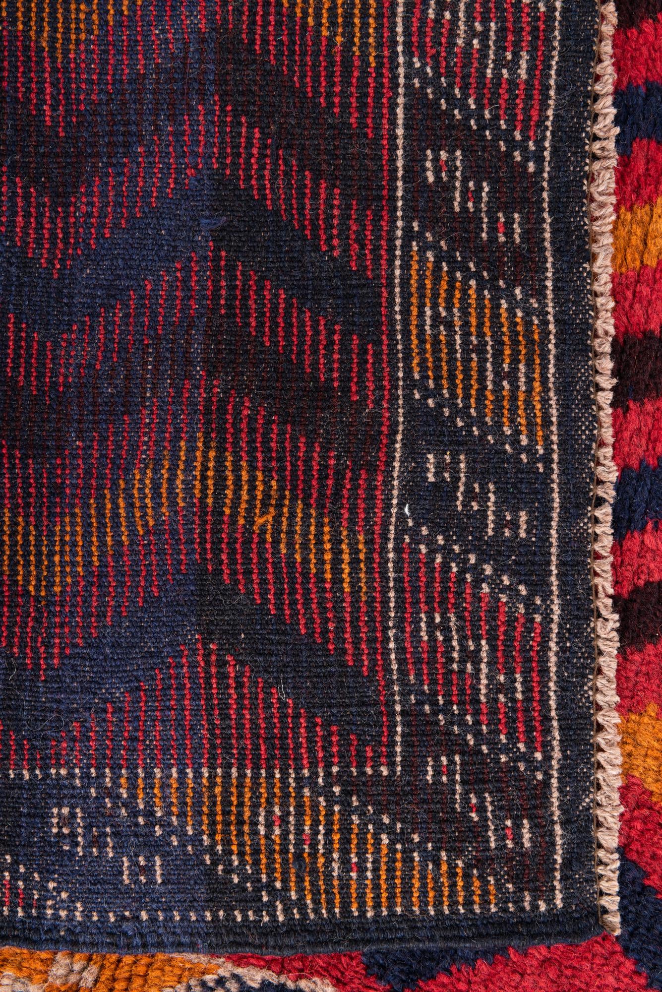 3' x 4' 9 Hand Knotted Balouch Persian Wool Rug