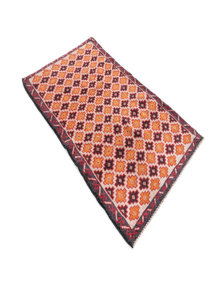 Detail image of 2' 10 x 4' 9  Hand Knotted Balouch Persian Wool Rug