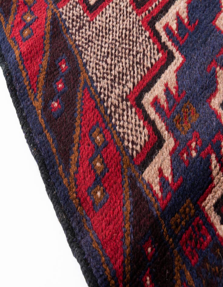 Detail image of 3' x 4' 5  Hand Knotted Balouch Persian Wool Rug