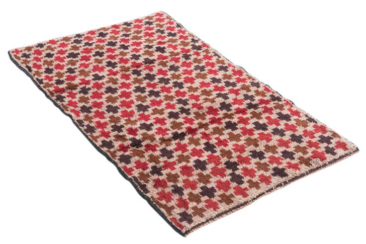 Detail image of 2' 9 x 4' 7 Hand Knotted Balouch Persian Wool Rug