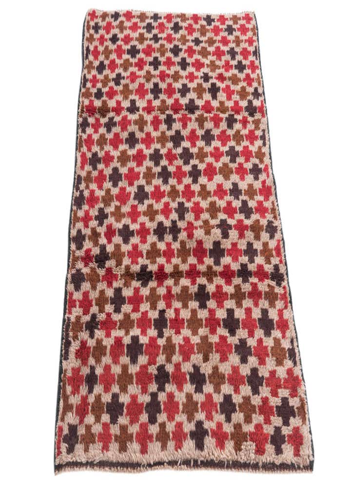 2' 9 x 4' 7 Hand Knotted Balouch Persian Wool Rug