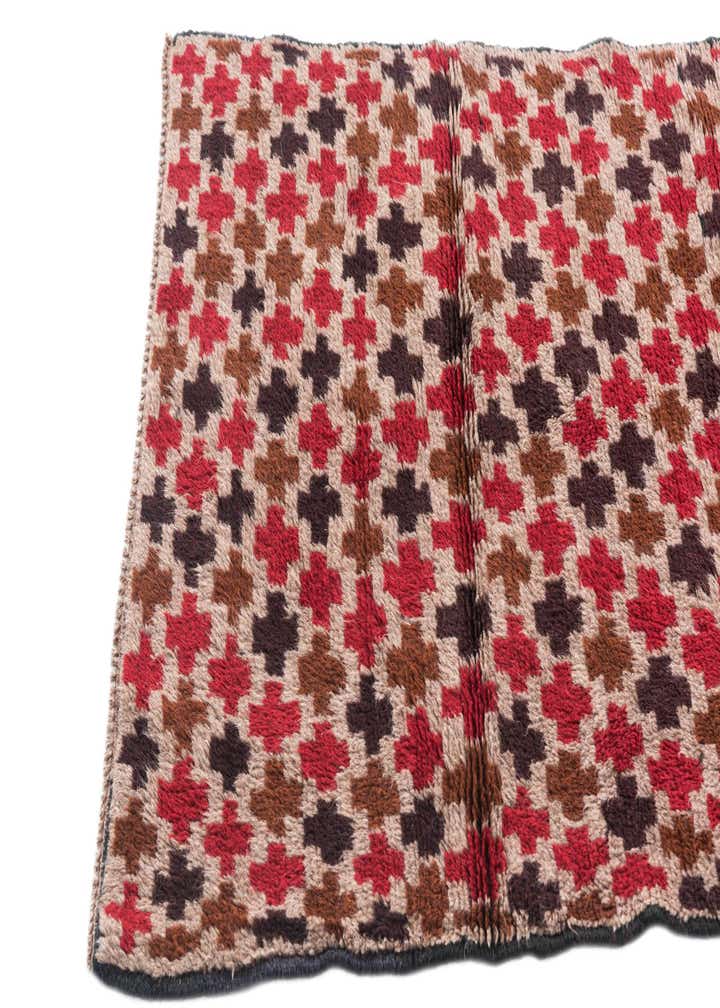 2' 9 x 4' 7 Hand Knotted Balouch Persian Wool Rug