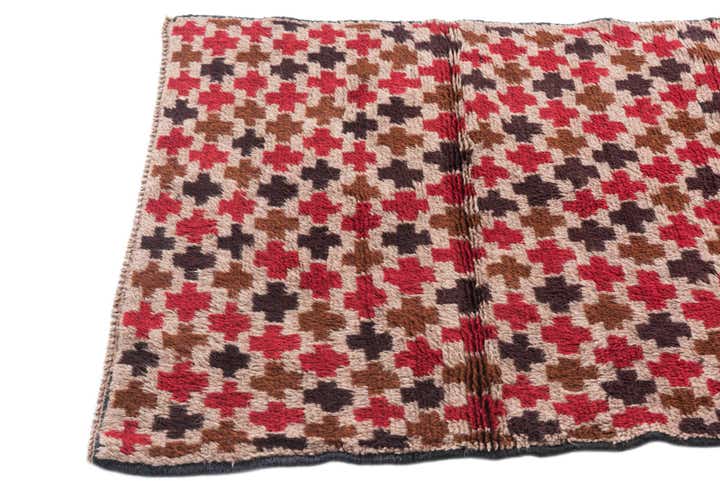 2' 9 x 4' 7 Hand Knotted Balouch Persian Wool Rug