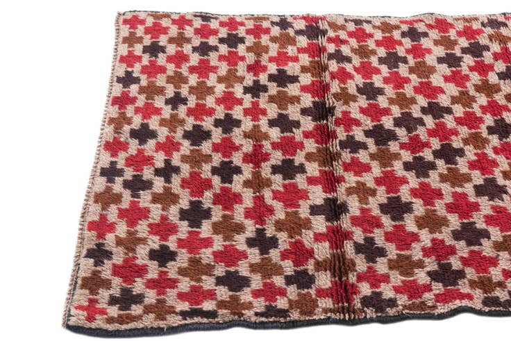 Detail image of 2' 9 x 4' 7 Hand Knotted Balouch Persian Wool Rug