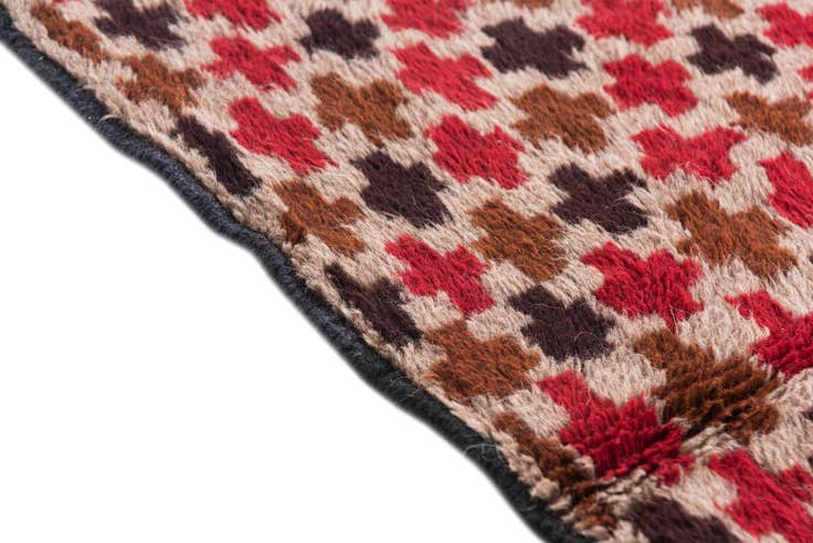 Detail image of 2' 9 x 4' 7 Hand Knotted Balouch Persian Wool Rug