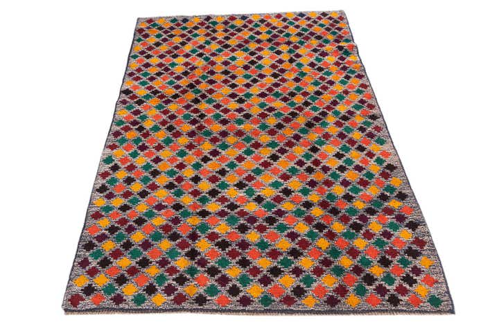 3' 10 x 5' 10 Hand Knotted Balouch Wool Rug