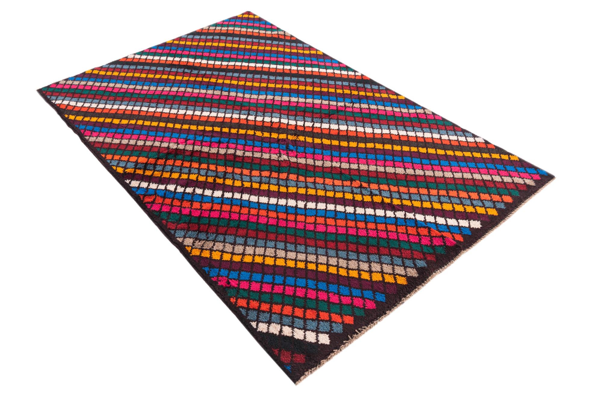 3' 9 x 5' 10 Hand Knotted Balouch Wool Rug