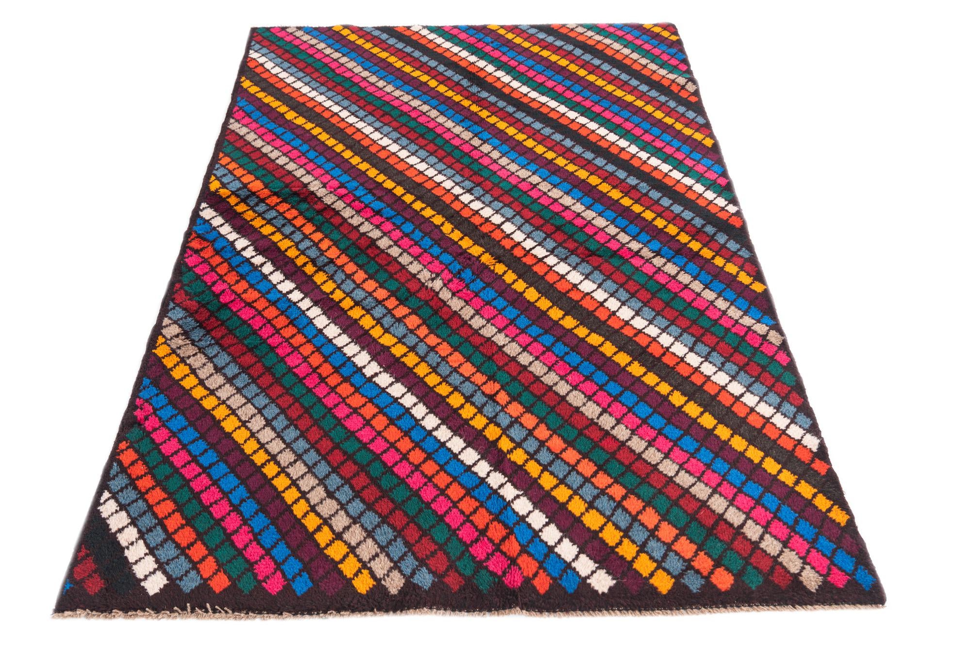 3' 9 x 5' 10 Hand Knotted Balouch Wool Rug